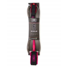 Leash Surf Ocean & Earth Regular Moulded 6' Negro Rosa